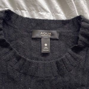 Black Aqua cashmere dress